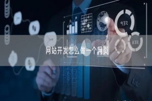 网站开发怎么做一个网页