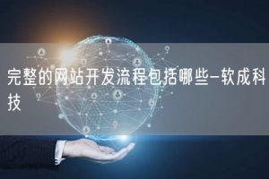 完整的网站开发流程包括哪些-软成科技