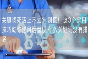关键词死活上不去？别慌！这3个实用技巧助你逆风翻盘|为什么关键词没有排名