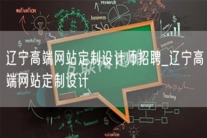 辽宁高端网站定制设计师招聘_辽宁高端网站定制设计