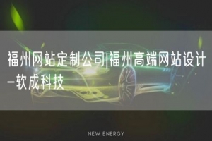 福州网站定制公司|福州高端网站设计-软成科技